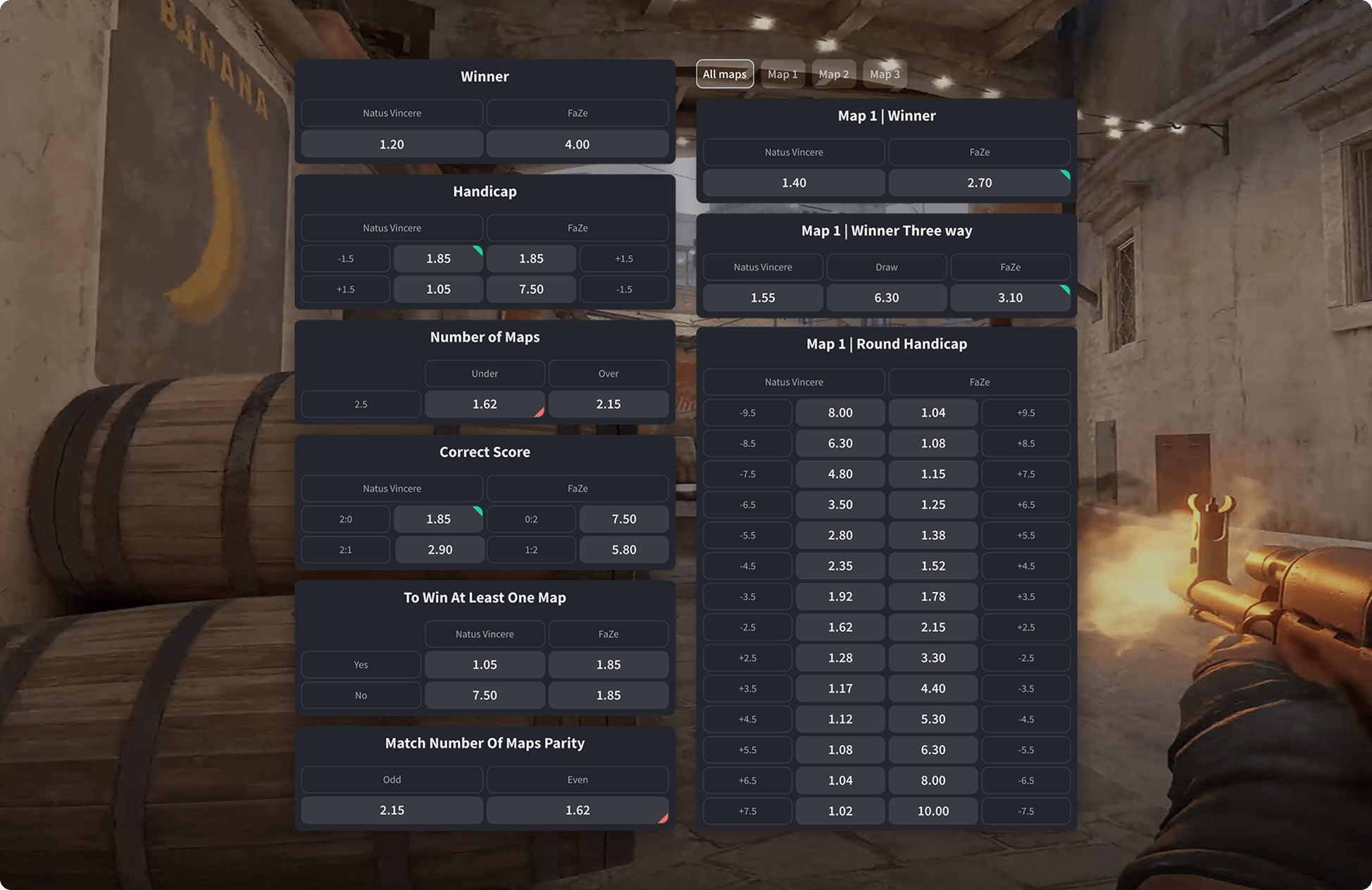 Odds feed 2