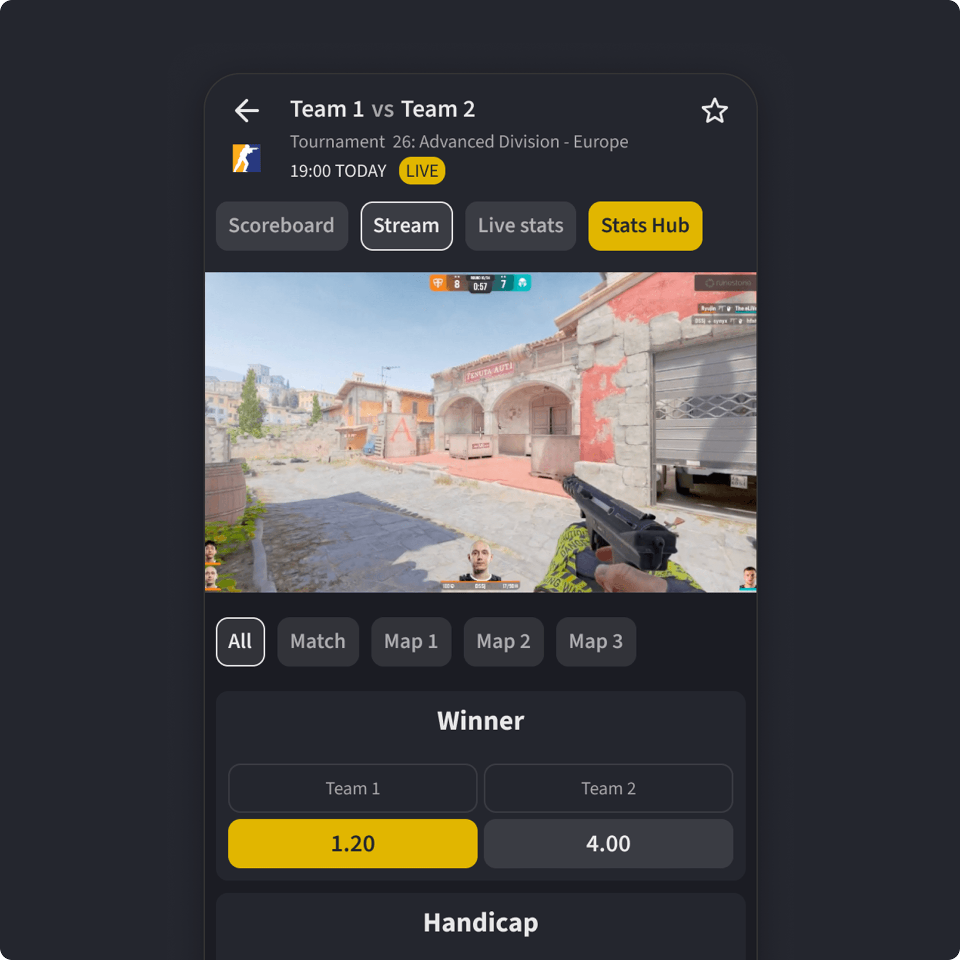 Esports native 1-1