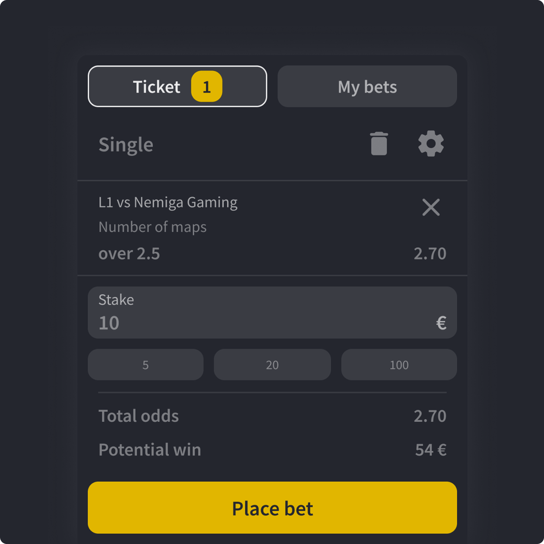Ticket 2-1